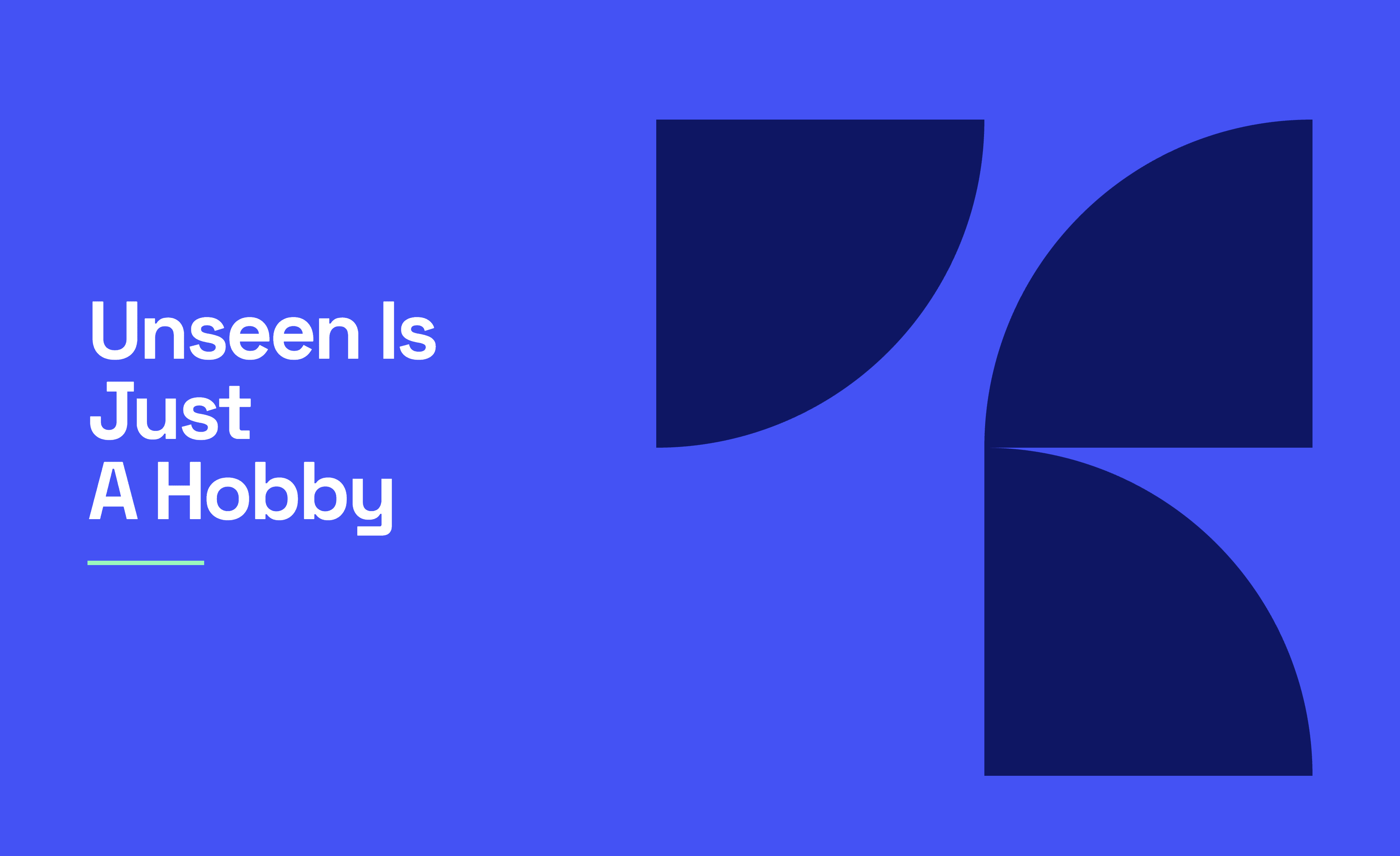 Unseen Is Just A Hobby — BiB growth infographic
